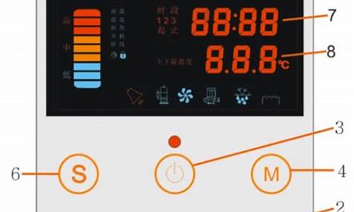 空气能热水器控制面板图解_空气能热水器控